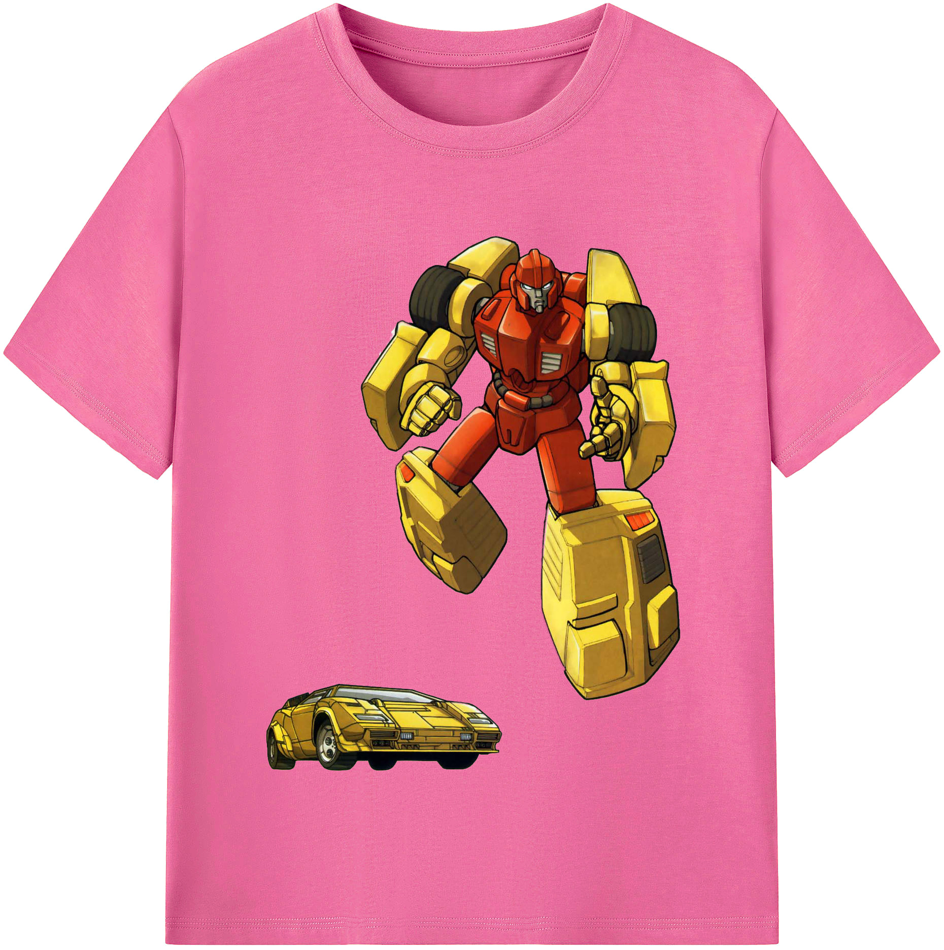 （画像用）  レディースカジュアルプリントTシャツ（綿100％）